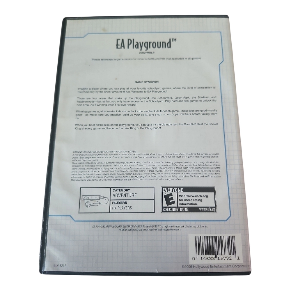 EA Playground (Nintendo Wii) Complete with Game Disc – Includes Dodgeball! - Picture 2 of 4